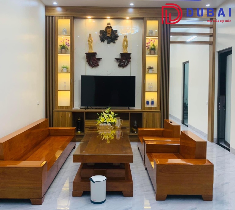 thi công nội thất phòng khách