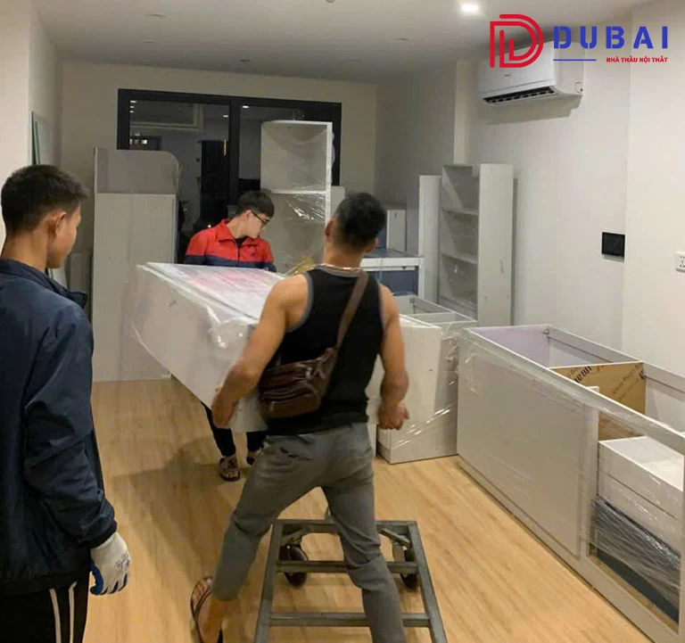 quy trình thi công nội thất chung cư