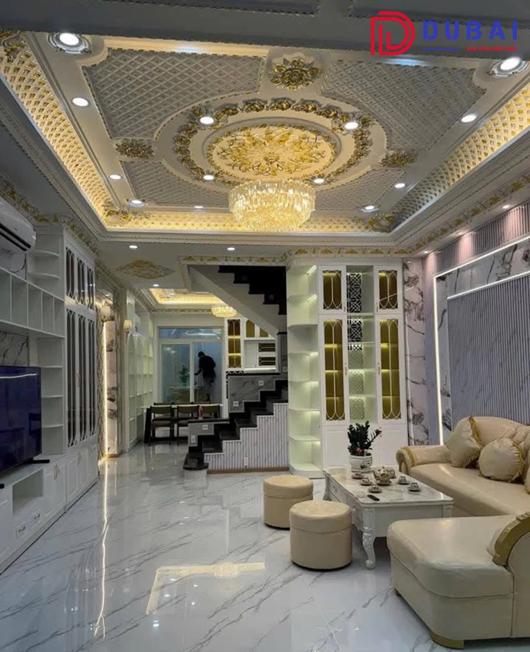 thi công nội thất biệt thự tân cổ điển