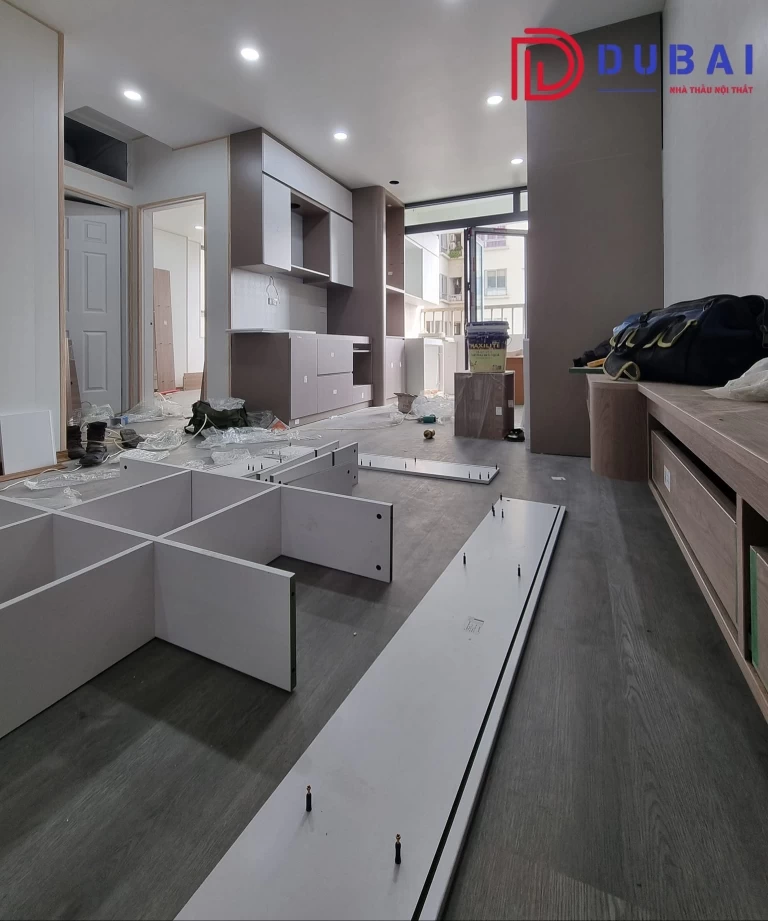 Thi Công Nội Thất Căn Hộ Chung Cư 45m2