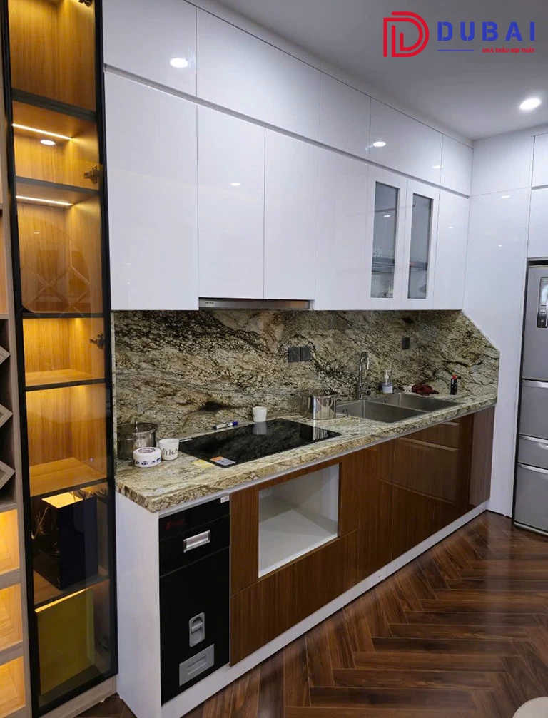 thi công nội thất chung cư 2 phòng ngủ