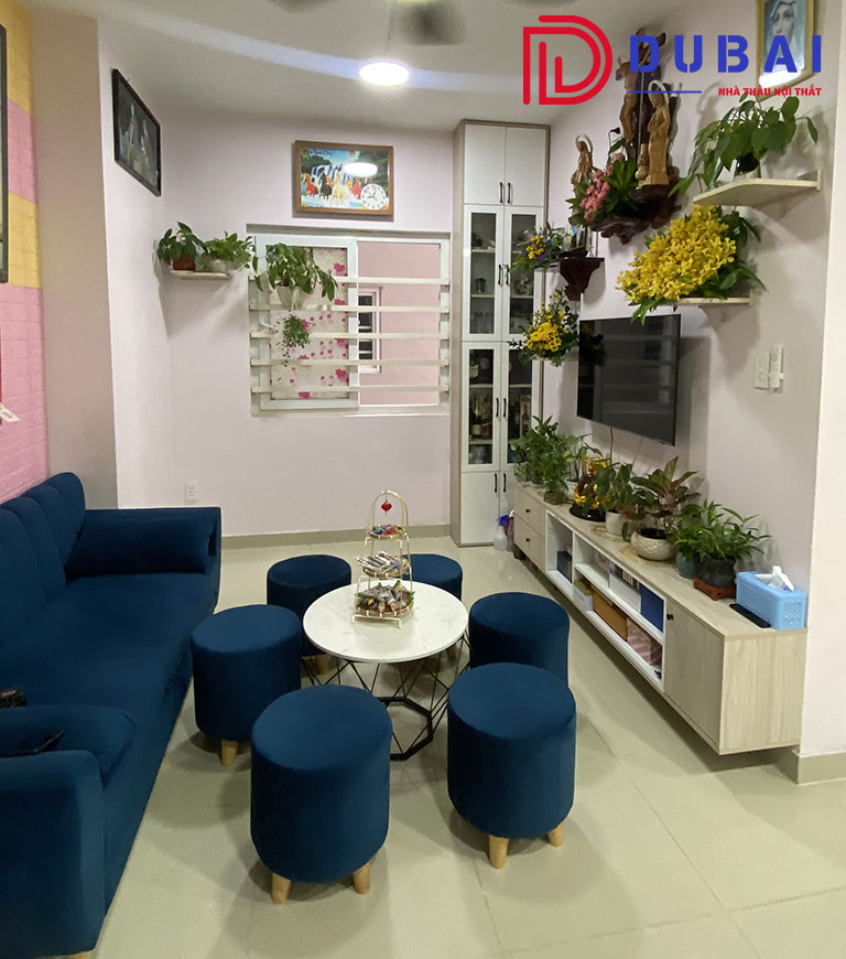 thi công nội thất phòng khách trọn gói