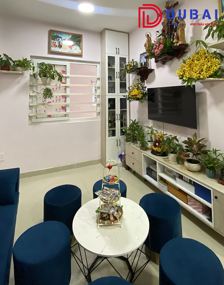 thi công nội thất phòng khách trọn gói