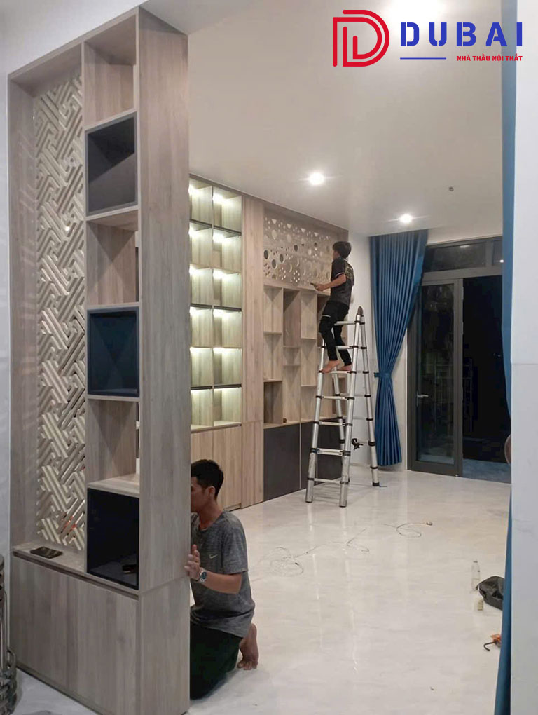 thi công nội thất phòng khách trọn gói