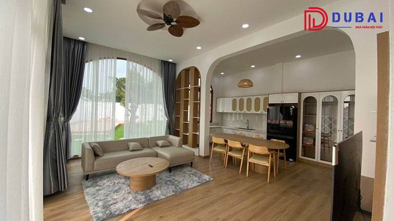 thi công nội thất phòng khách trọn gói