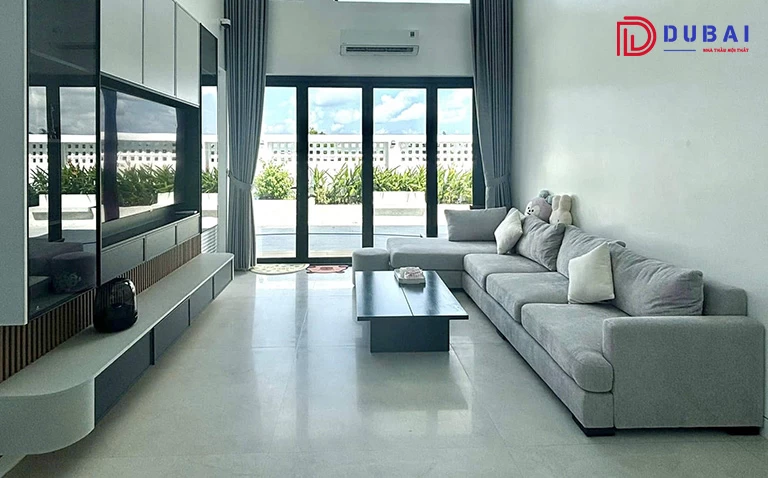 Thi Công Nội Thất Phòng Khách Nhà Phố