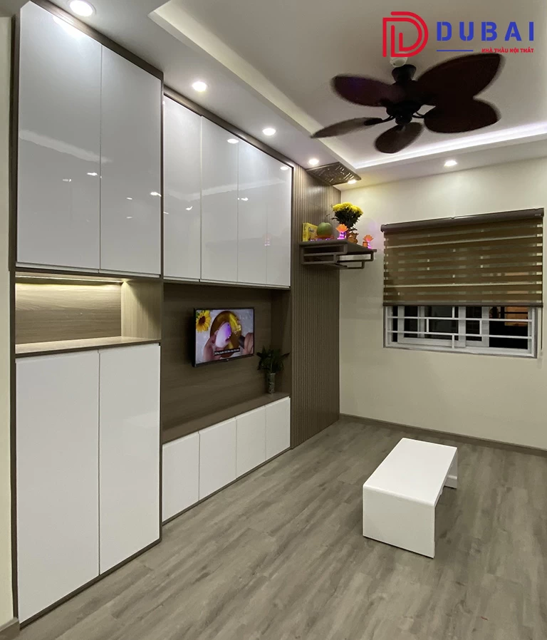 Thi Công Nội Thất Phòng Khách Nhà Phố
