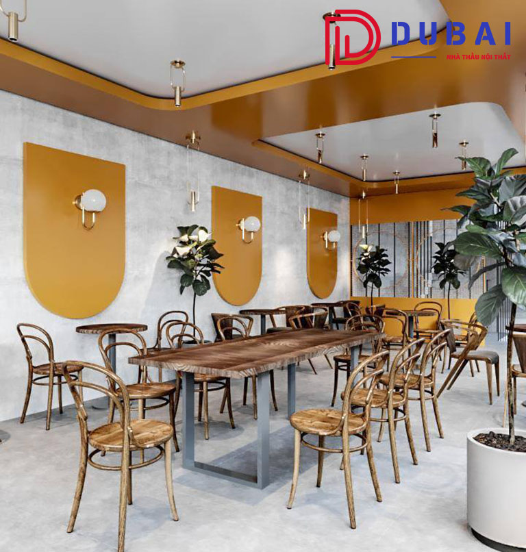 thi công nội thất quán cafe