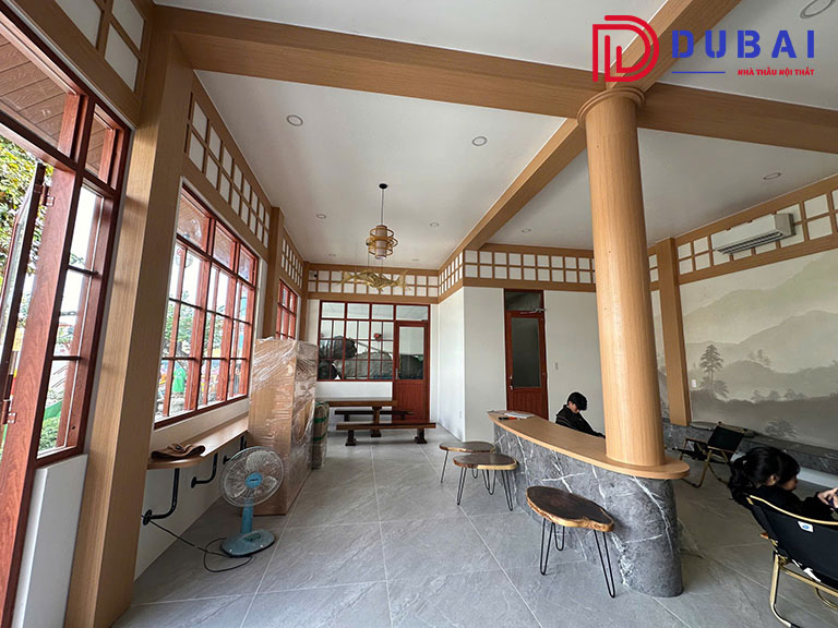 thi công nội thất quán cafe