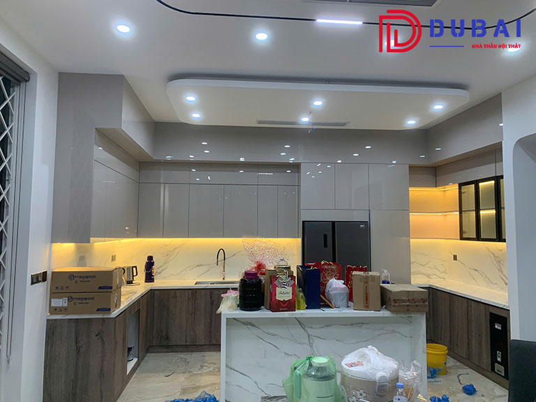 thi công nội thất phòng bếp