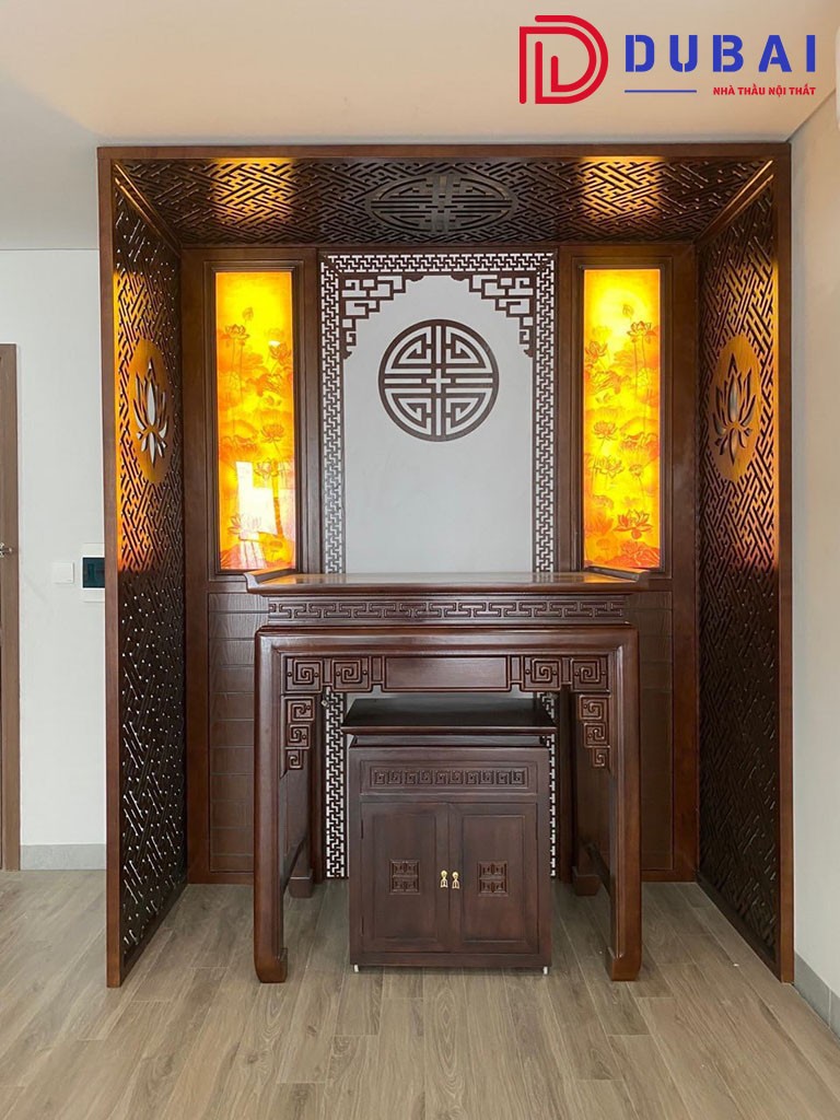 thi công nội thất phòng thờ