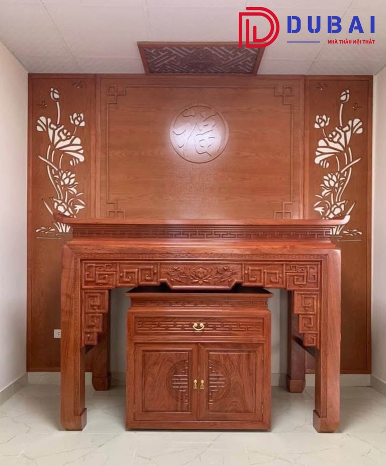 thi công nội thất phòng thờ