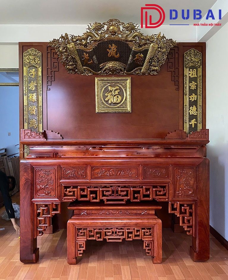 thi công nội thất phòng thờ