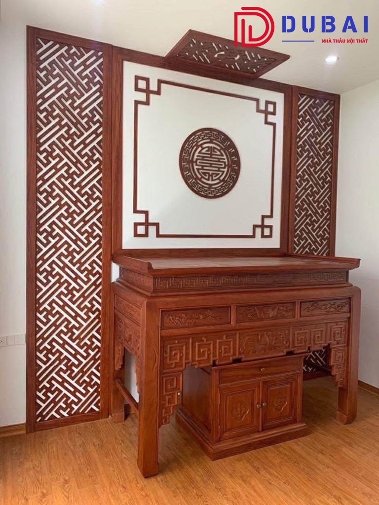thi công nội thất phòng thờ