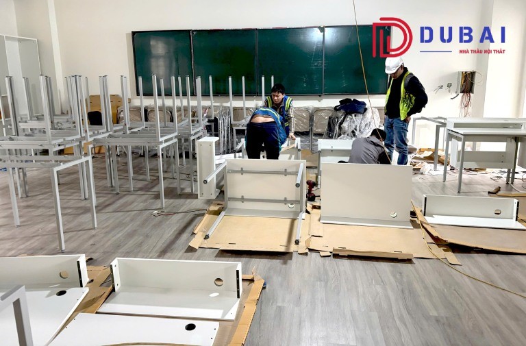 Thi Công Nội Thất Trường Học