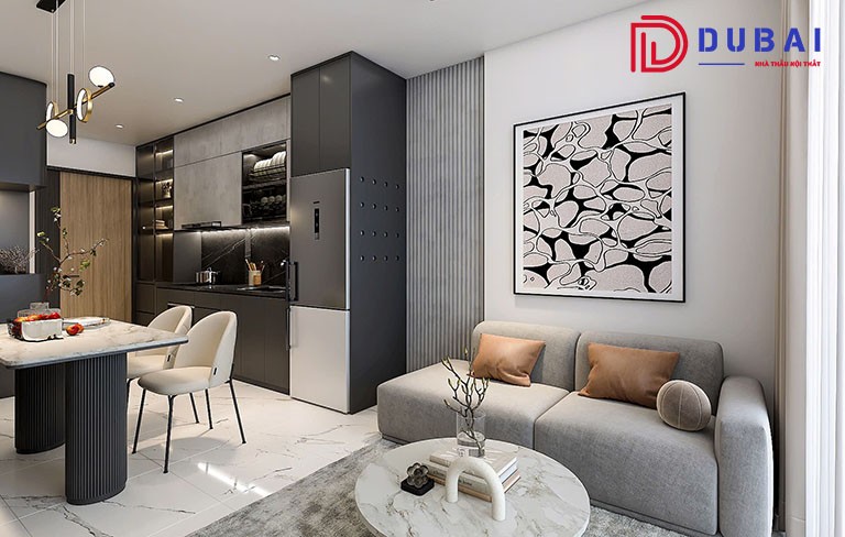Thiết Kế Nội Thất Chung Cư 1 Phòng Ngủ