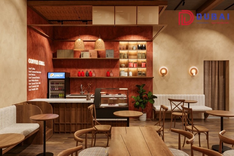Thiết kế nội thất quán cafe
