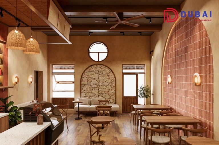 Thiết kế nội thất quán cafe