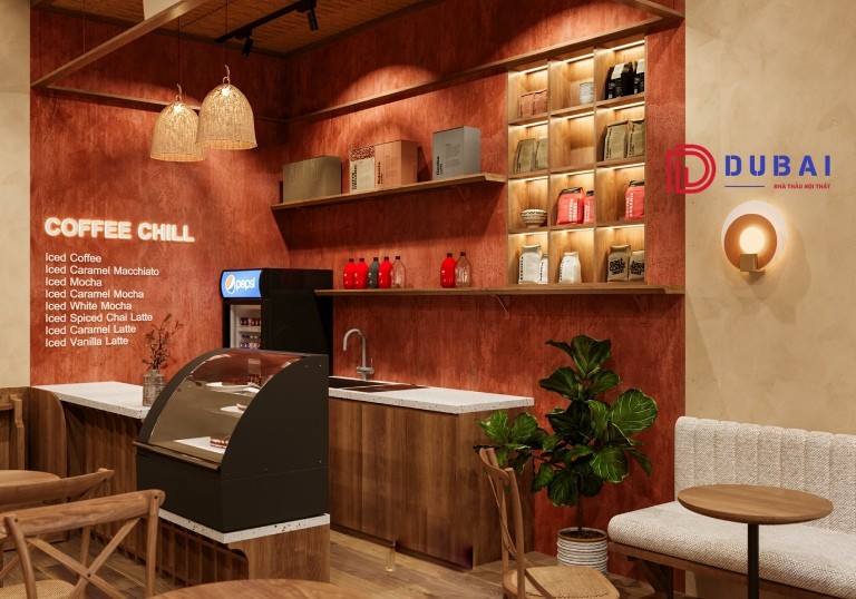 Thiết kế nội thất quán cafe