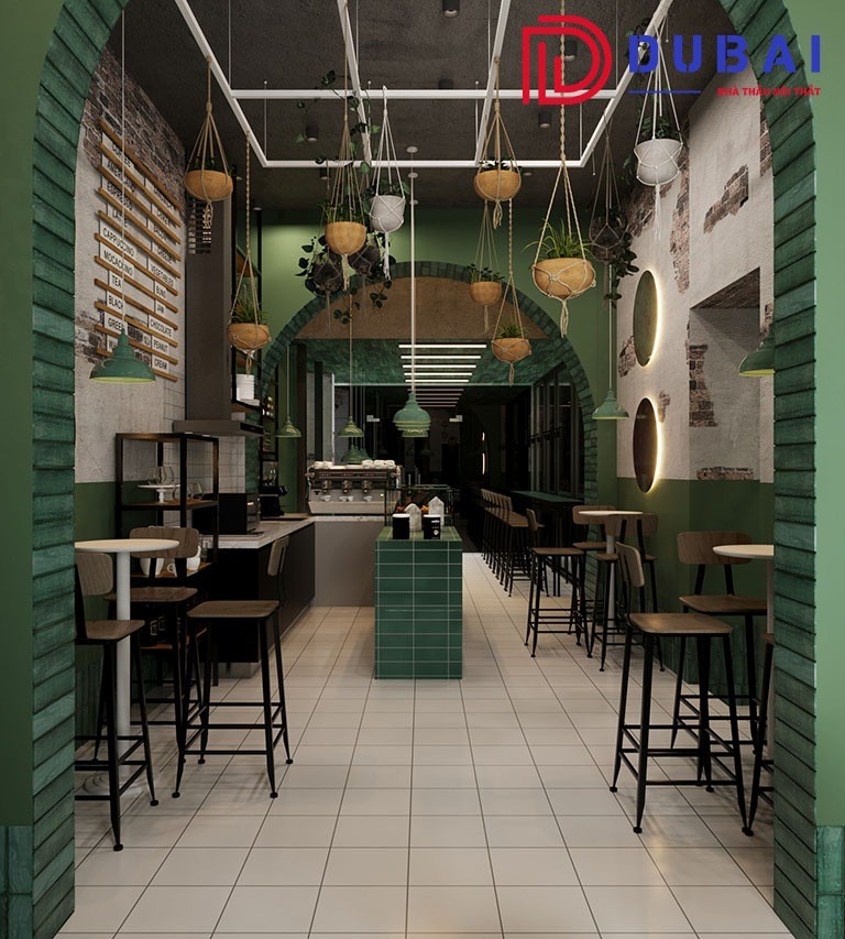Thiết kế nội thất quán cafe
