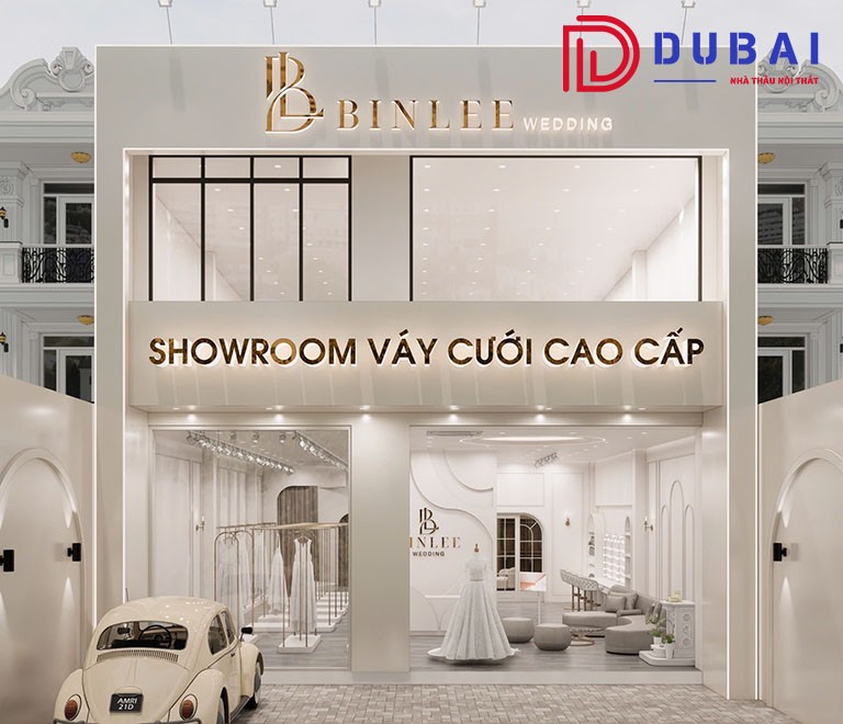 thiết kế nội thất showroom