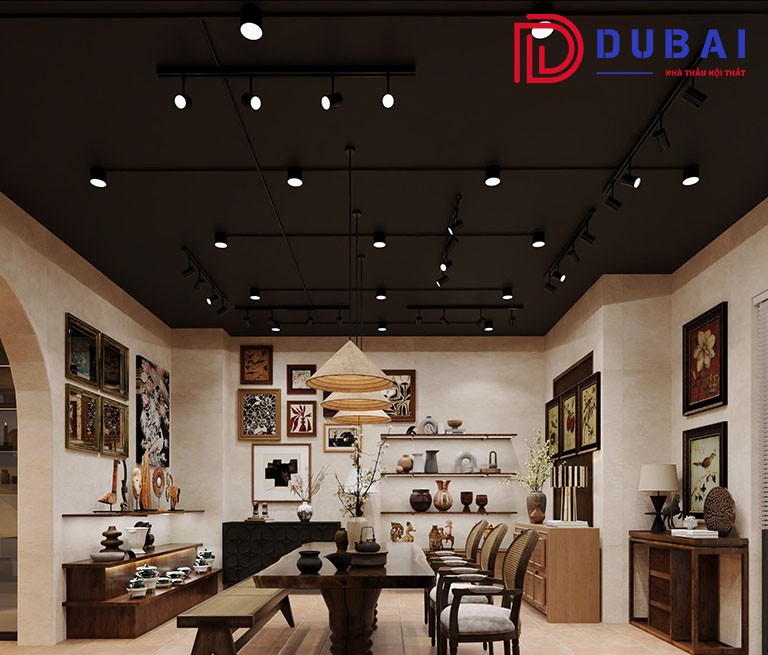 thiết kế nội thất showroom