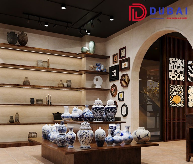 thiết kế nội thất showroom