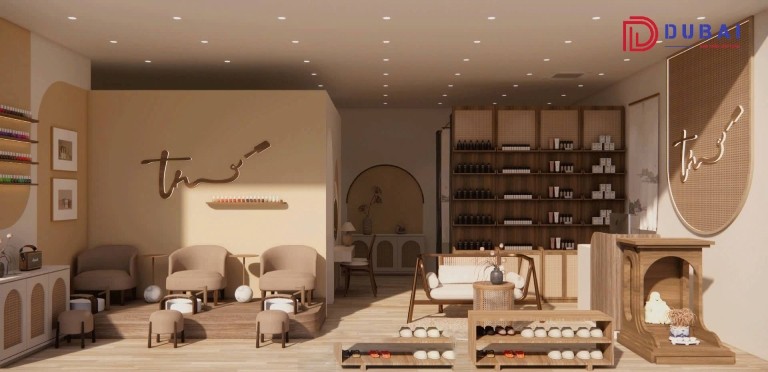 thiết kế nội thất spa 