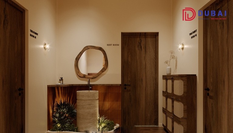 thiết kế nội thất spa 