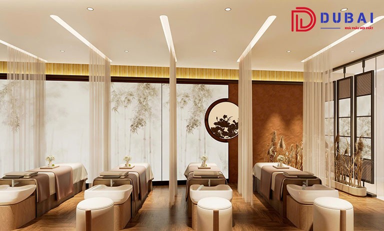 thiết kế nội thất spa 