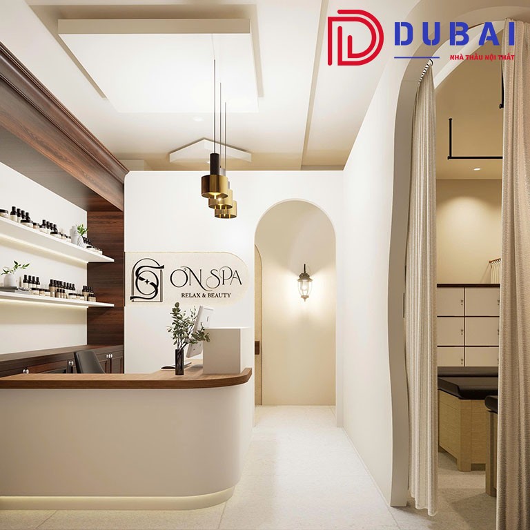thiết kế nội thất spa 
