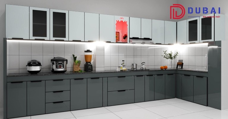 bàn thờ ông táo trên tủ bếp