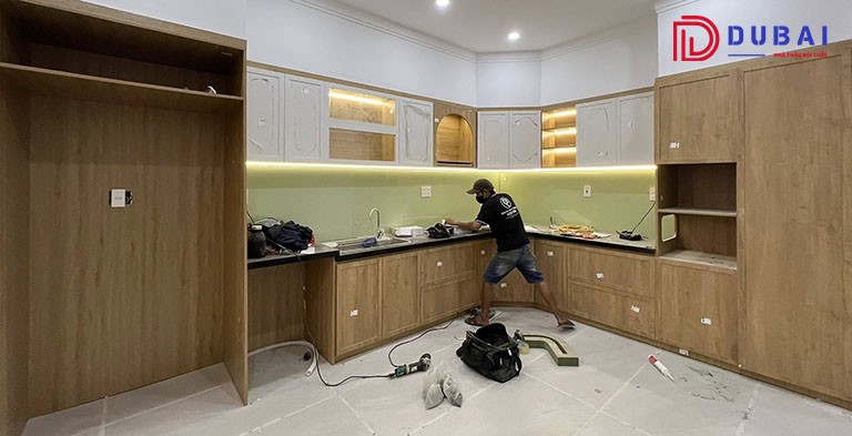 đơn vị thiết kế thi công tủ bếp tại đồng nai