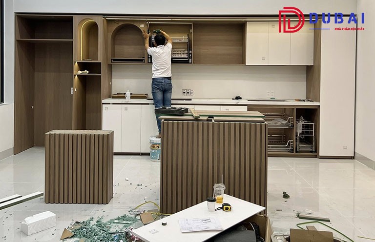 đơn vị thiết kế thi công tủ bếp tại đồng nai