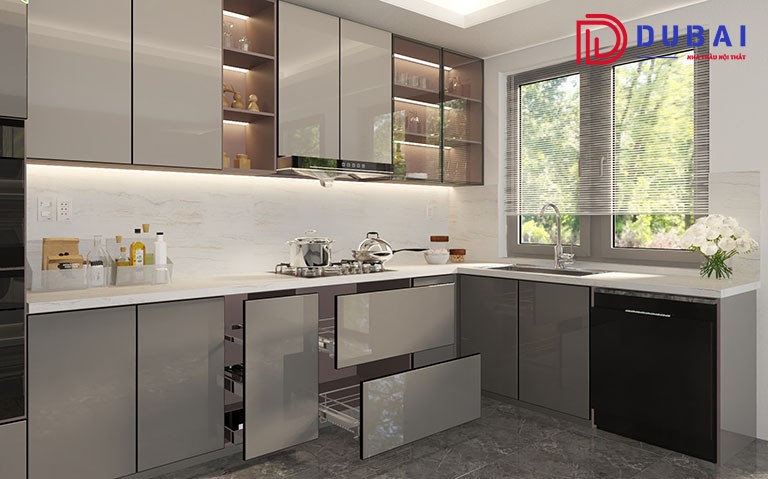 kích thước tủ bếp dưới