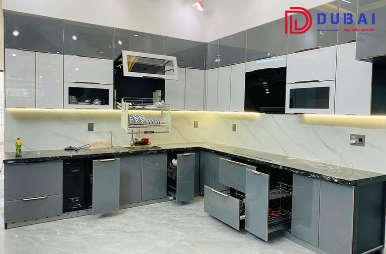 kích thước tủ bếp dưới
