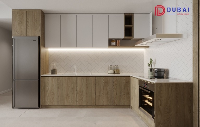 kích thước tủ bếp dưới