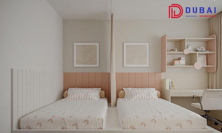 Phòng Ngủ 2 Giường Đơn Cho Bé