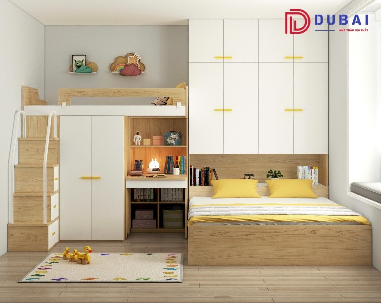 phòng ngủ cho bé gái 10 tuổi