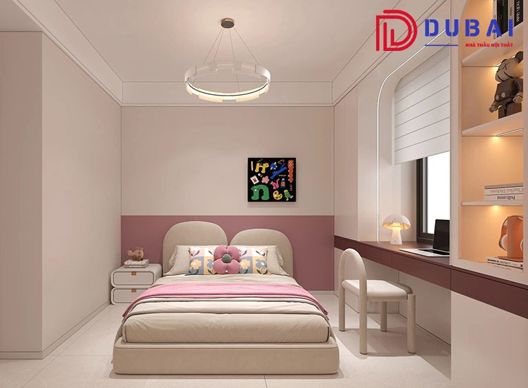 phòng ngủ cho bé gái 10 tuổi