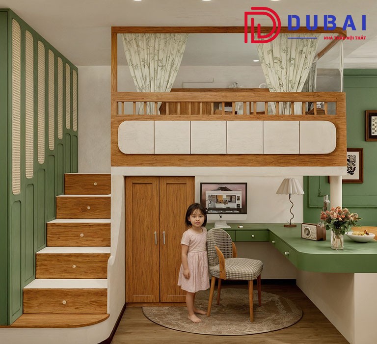 phòng ngủ cho bé gái 10 tuổi