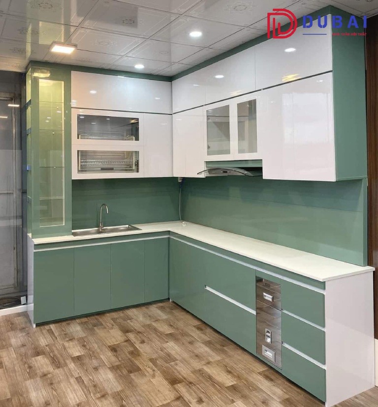 thi công tủ bếp