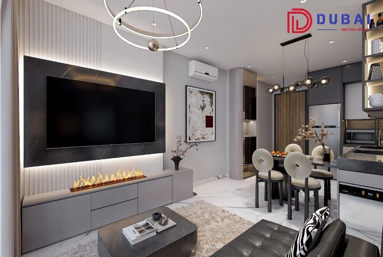 thiết kế nội thất chung cư 40m2