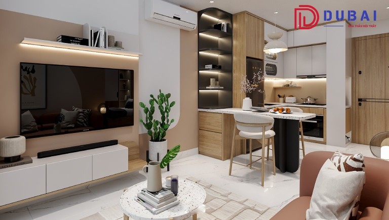 thiết kế nội thất chung cư 40m2