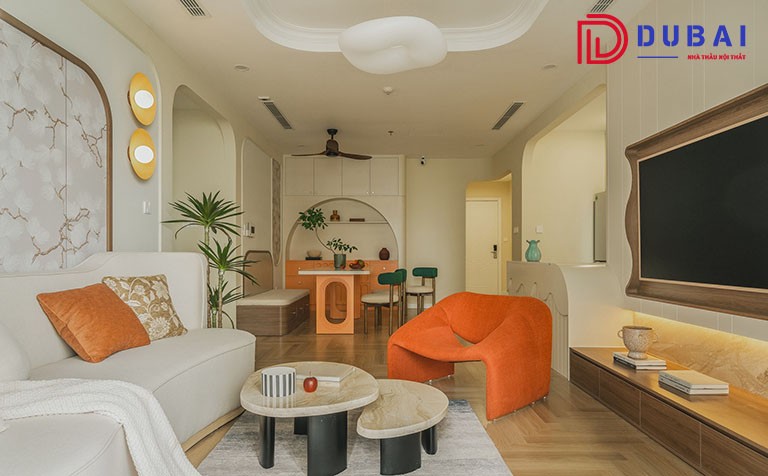 thiết kế nội thất chung cư 45m2