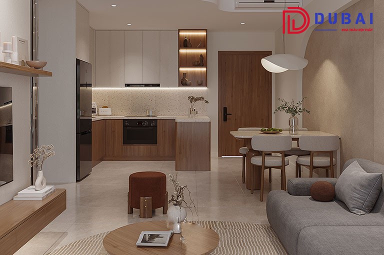 thiết kế nội thất chung cư 45m2