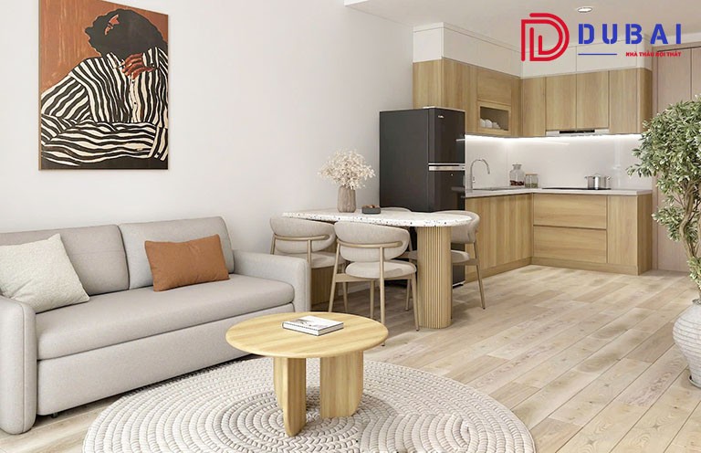 thiết kế nội thất chung cư 45m2