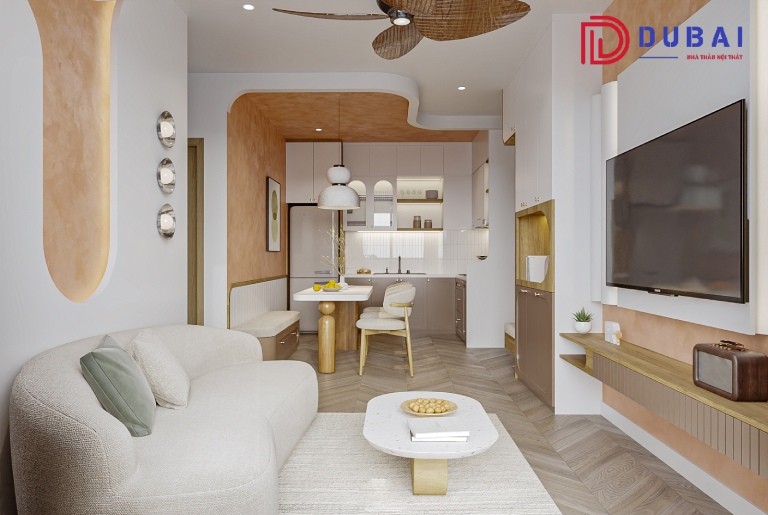 thiết kế nội thất chung cư 50m2