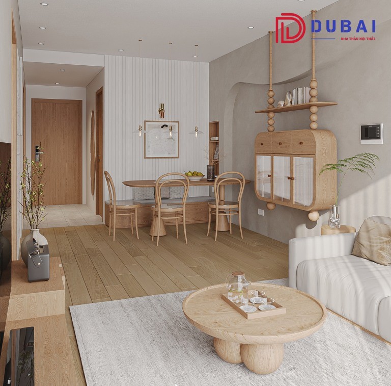 thiết kế nội thất chung cư 55m2