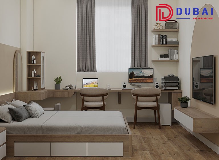 thiết kế nội thất chung cư 55m2